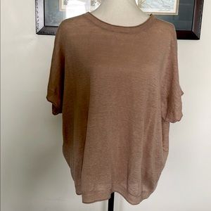 Poetry Short Sleeve Linen Sweater 14
